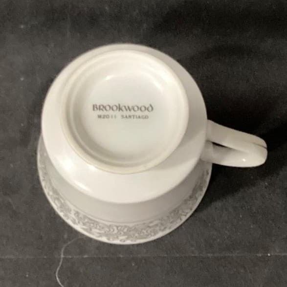 Brookwood Porcelain by Interpace Corporation M2001 Santiago 2 Cups & Saucers - Thumbnail 4