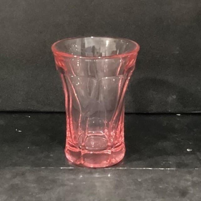 Fostoria Pink Jamestown Flat Tumbler, Vintage 10oz Cocktail Glass, Drinkware - Thumbnail 2