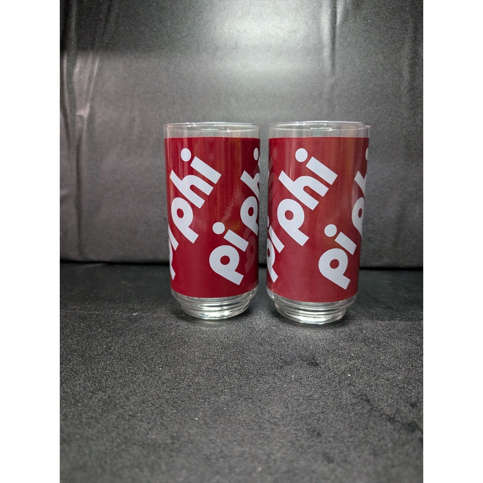 Pi Phi Sorority Glassware Set, Vintage Drinking Glasses, Set of 2, Sorority - Thumbnail 4