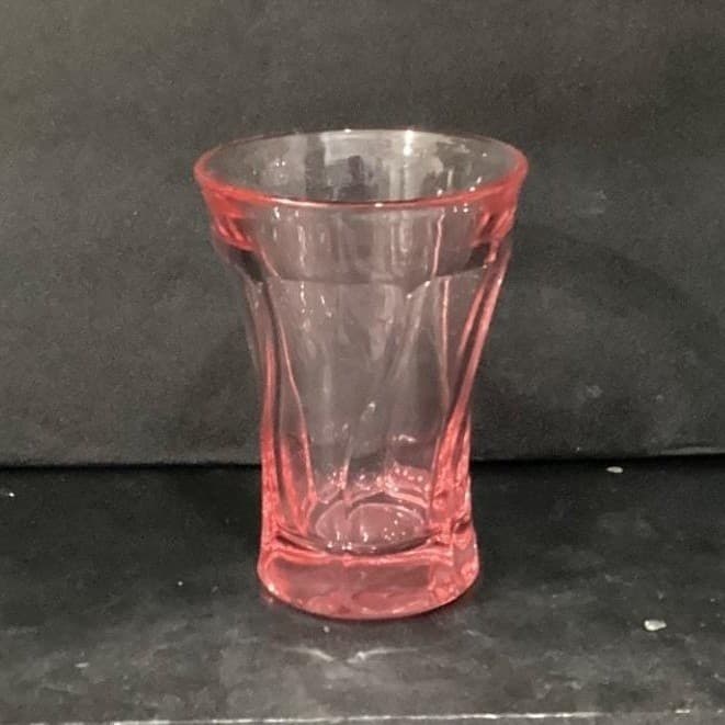 Fostoria Pink Jamestown Flat Tumbler, Vintage 10oz Cocktail Glass, Drinkware - Thumbnail 10