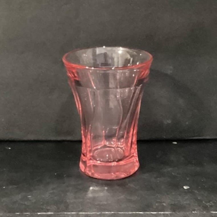 Fostoria Pink Jamestown Flat Tumbler, Vintage 10oz Cocktail Glass, Drinkware - Thumbnail 9