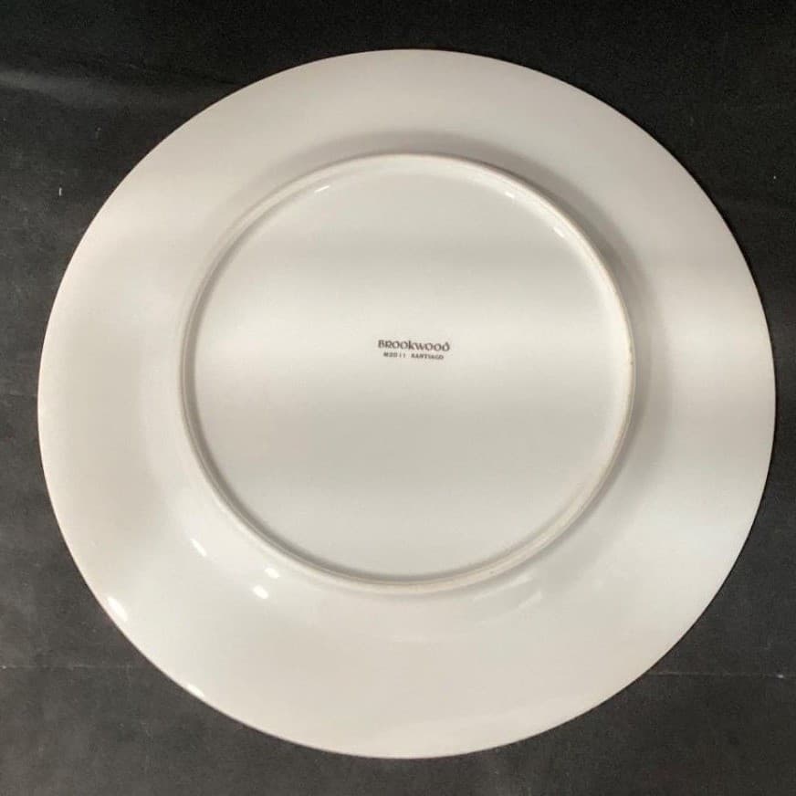 Brookwood Porcelain by Interpace Corporation M2001 Santiago 2 Dinner Plates - Thumbnail 4