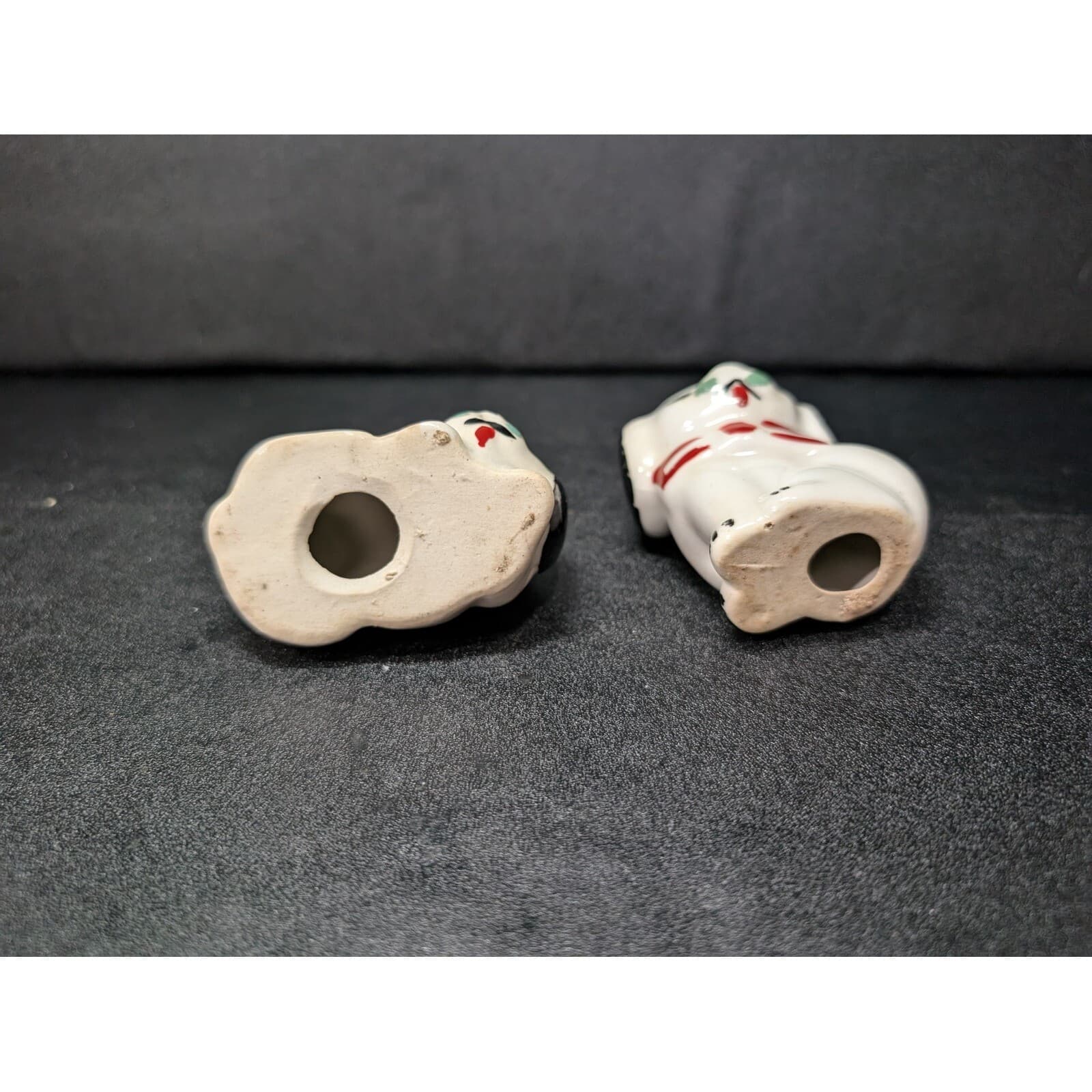 Vintage Mini Puppy Dog Statues, Small Ceramic Dogs, Retro Home Decor, 3" Tall - Thumbnail 6