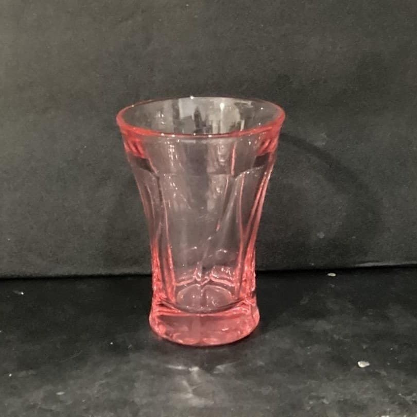Fostoria Pink Jamestown Flat Tumbler, Vintage 10oz Cocktail Glass, Drinkware - Thumbnail 8