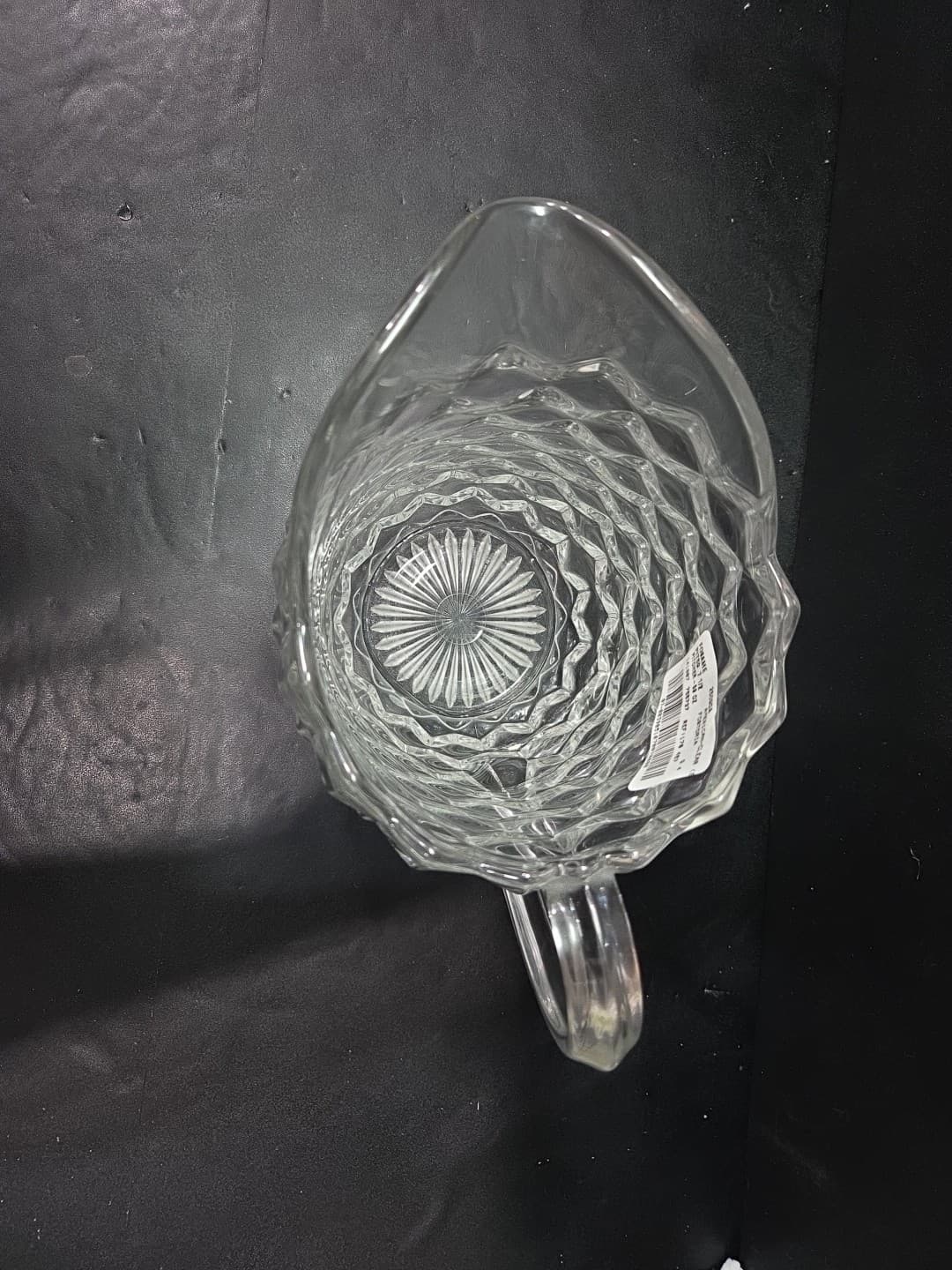 Fostoria American Cubism Pitcher, 59 oz Vtg Glassware, Clear Stem, Table Decor - Thumbnail 6