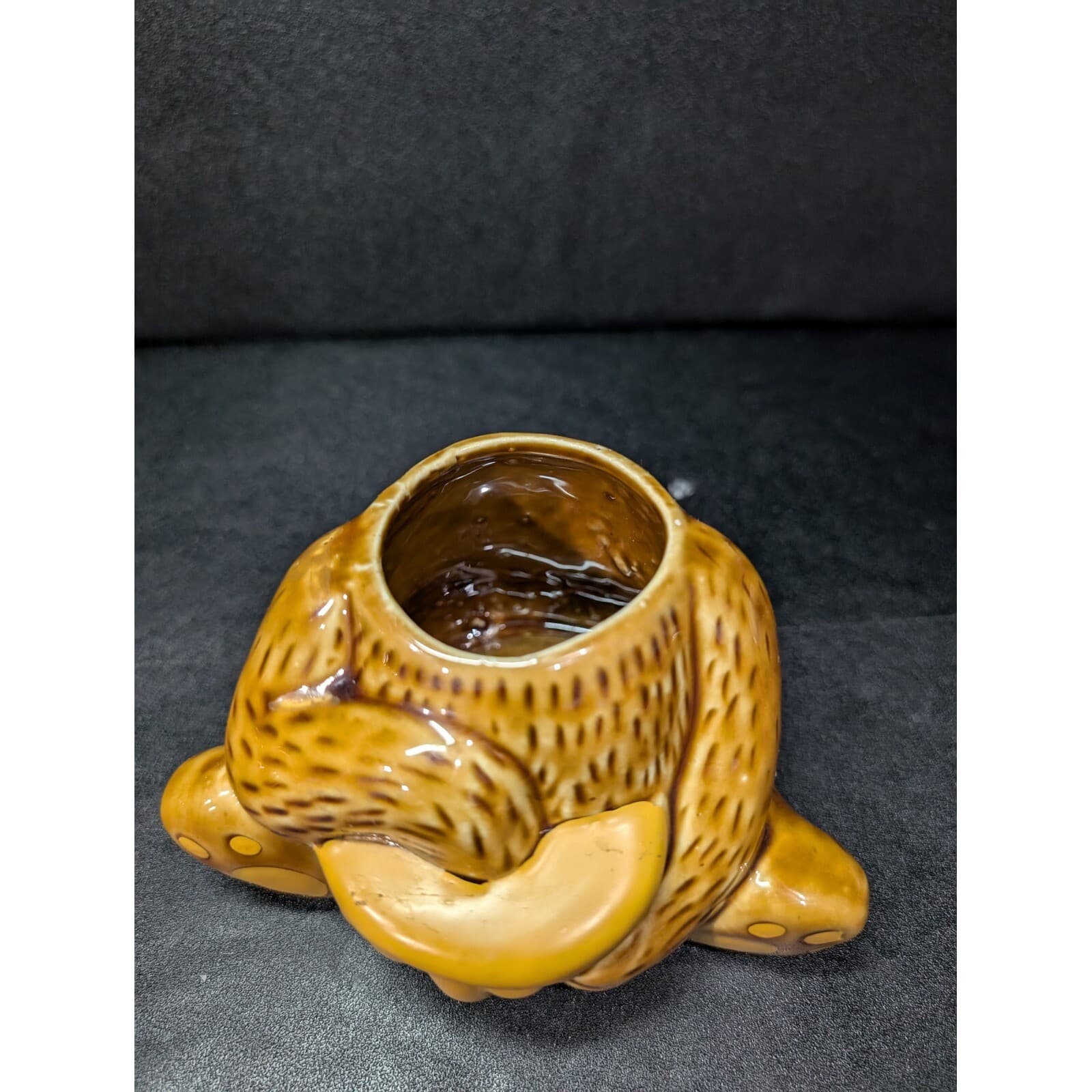 Honey Bear Ceramic Honey Jar Pot, Vintage Taiwan Bear Figural Condiments, Decor - Thumbnail 5