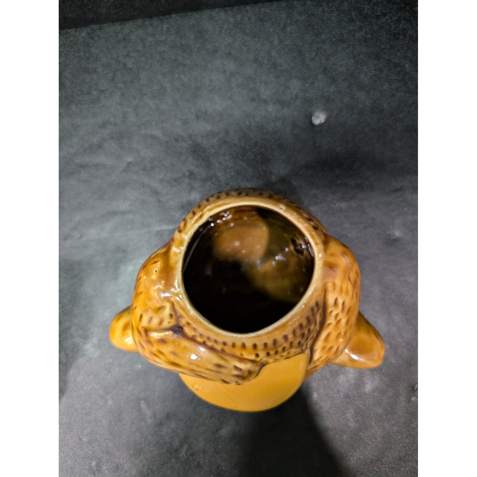 Honey Bear Ceramic Honey Jar Pot, Vintage Taiwan Bear Figural Condiments, Decor - Thumbnail 6