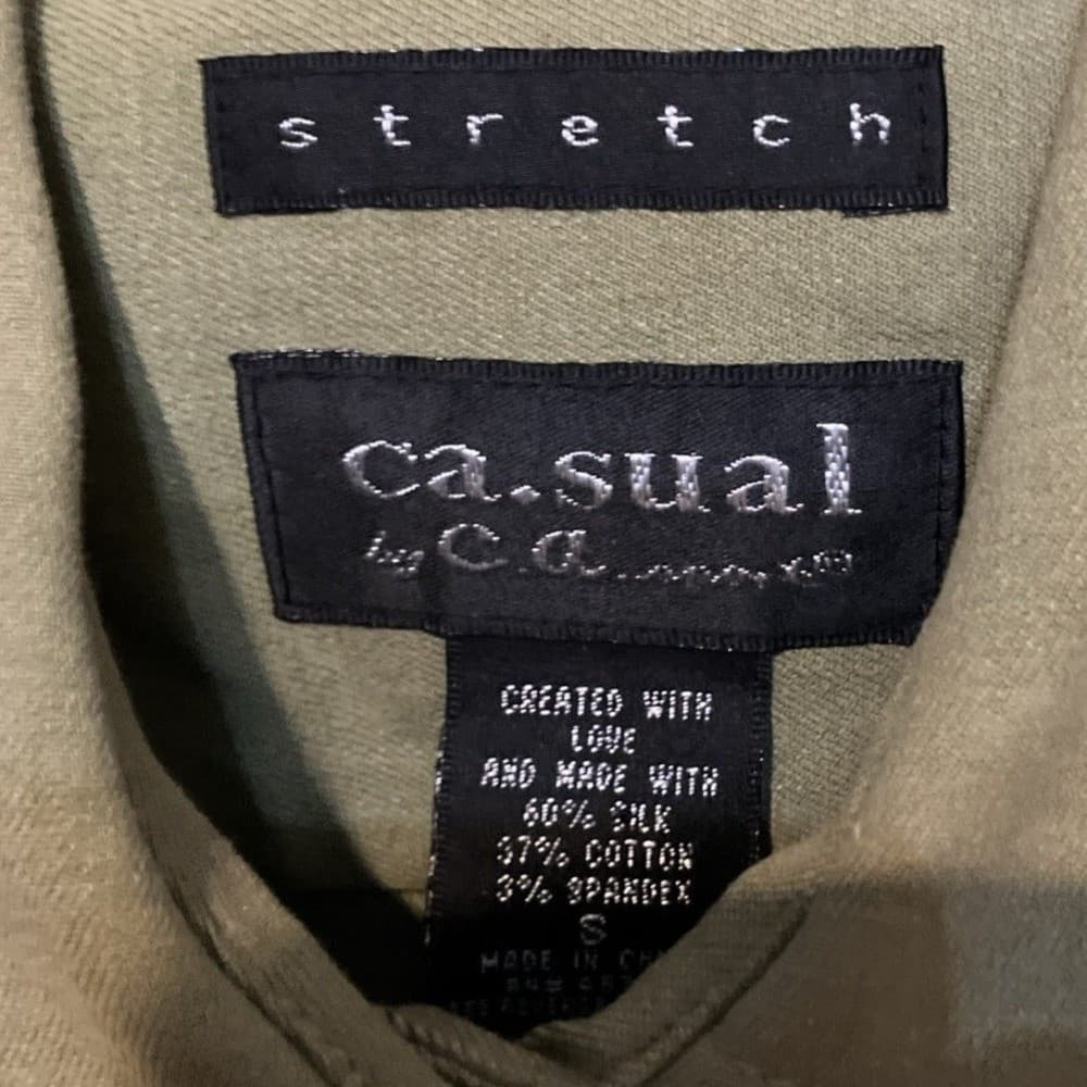 Casual by C.A. Corner Olive Green Utility Jacket, Women's Small , Stretch - Thumbnail 5