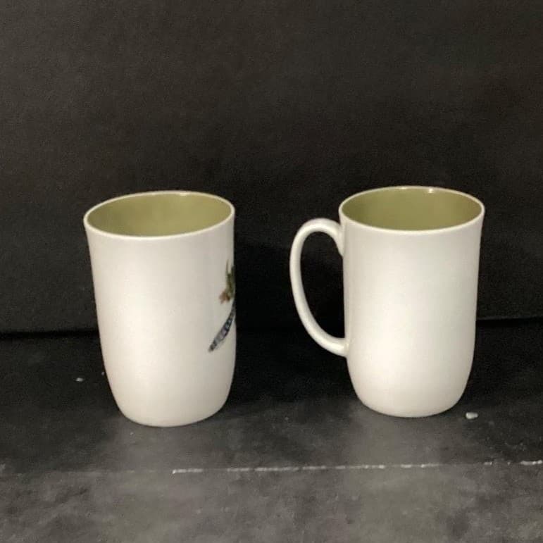 Fitz & Floyd Wild Birds Coffee Cups, Set of 2, Blue Jay and Robin Design Mugs - Thumbnail 8
