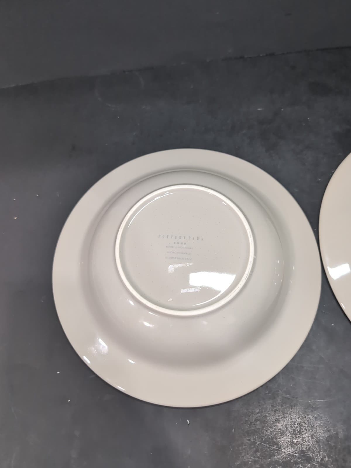Pottery Barn Emma Beaded Soup Bowl & Dinner Plate, Portugal Gray, Tableware - Thumbnail 3