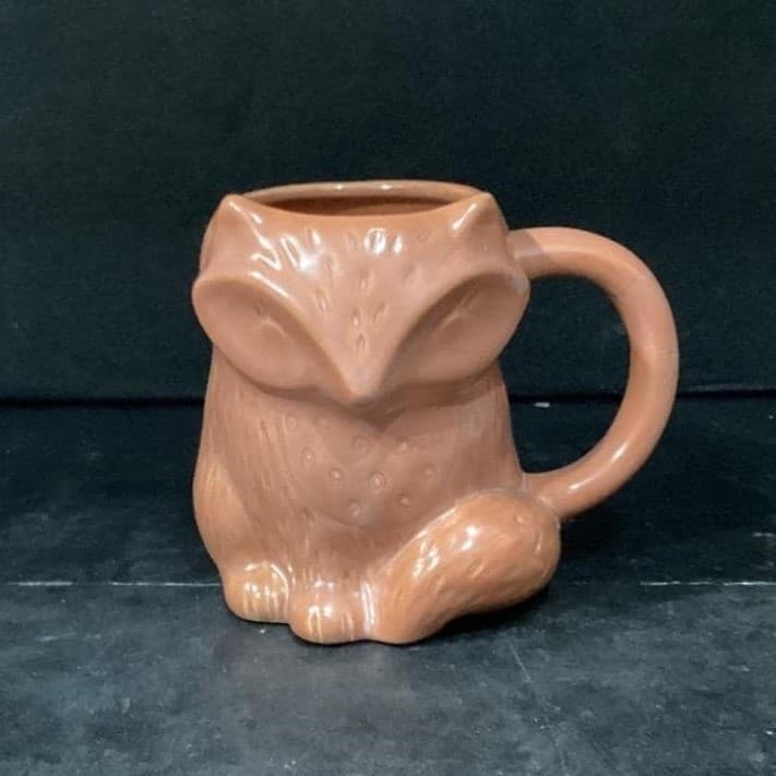 Threshold Brown Fox Figural Coffee Cup, 3D Ceramic Mug, Replacement Drinkware - Thumbnail 7