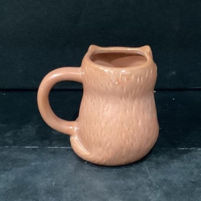 Threshold Brown Fox Figural Coffee Cup, 3D Ceramic Mug, Replacement Drinkware - Thumbnail 9