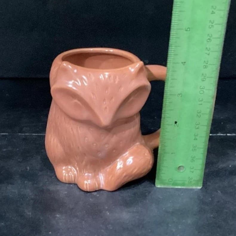 Threshold Brown Fox Figural Coffee Cup, 3D Ceramic Mug, Replacement Drinkware - Thumbnail 5