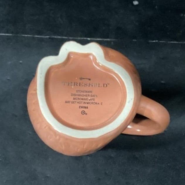 Threshold Brown Fox Figural Coffee Cup, 3D Ceramic Mug, Replacement Drinkware - Thumbnail 4