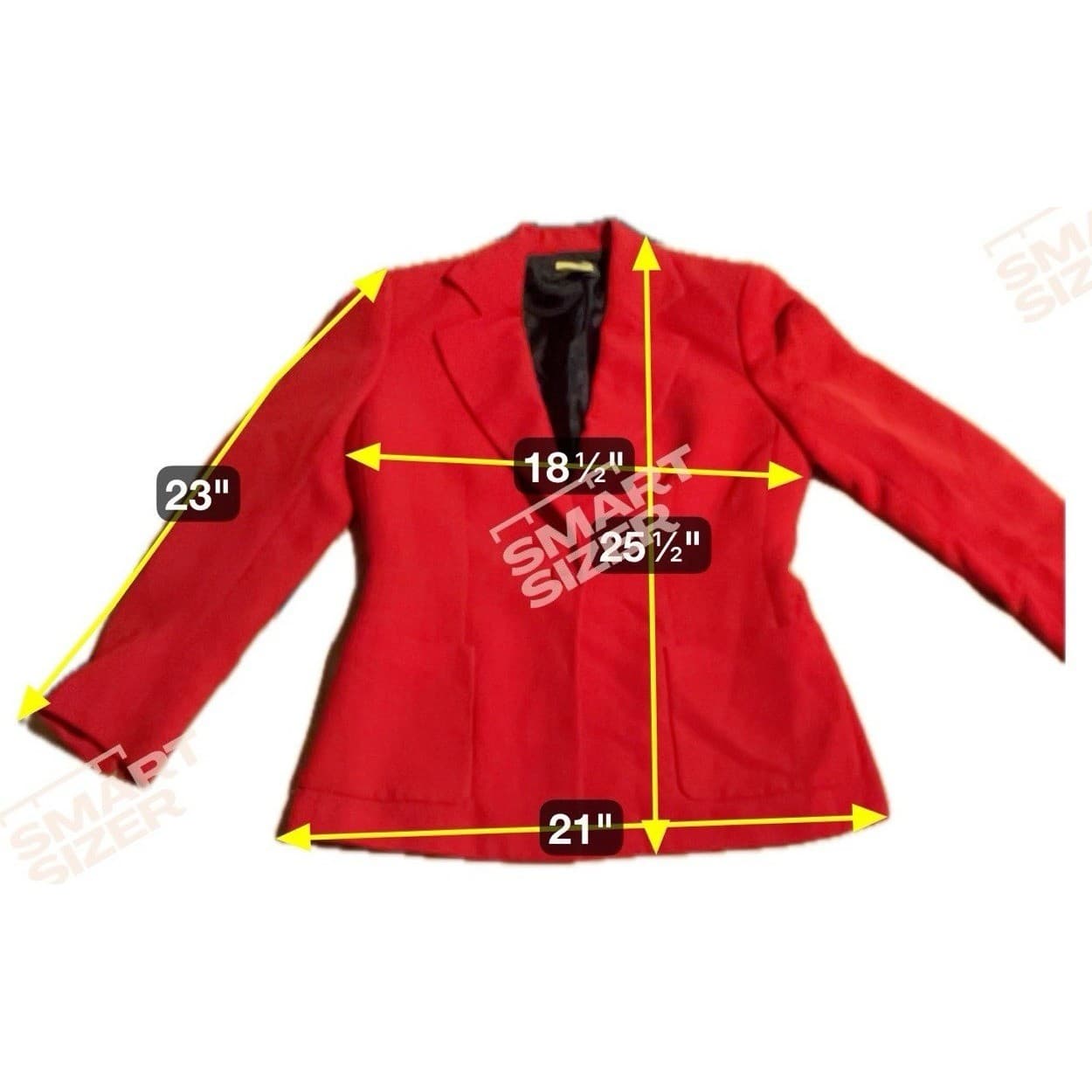 Kasper Red Single Button Blazer, Women's Size 4 Jacket, Vintage, Notched Lapel - Thumbnail 2