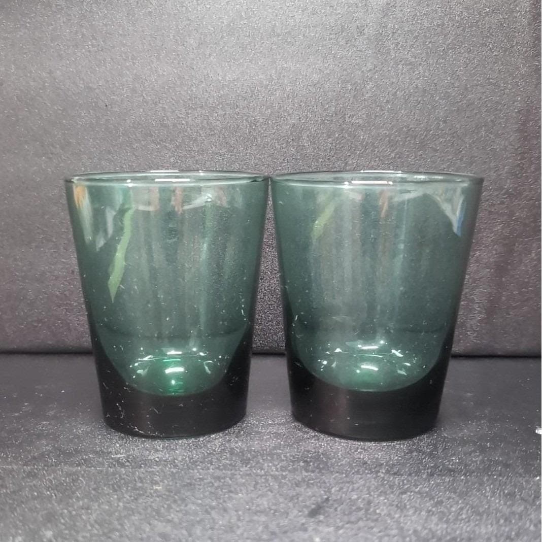 Libbey Juniper Green Glass Tumblers, Set of 2, Heavy Bottom Glasses, Drinkware - Thumbnail 3