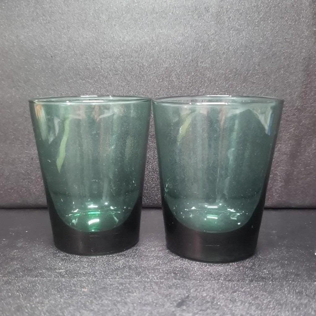 Libbey Juniper Green Glass Tumblers, Set of 2, Heavy Bottom Glasses, Drinkware - Thumbnail 5