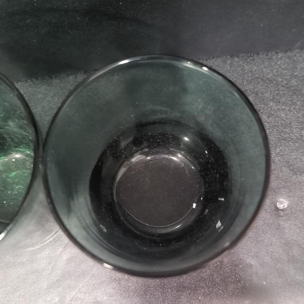 Libbey Juniper Green Glass Tumblers, Set of 2, Heavy Bottom Glasses, Drinkware - Thumbnail 7