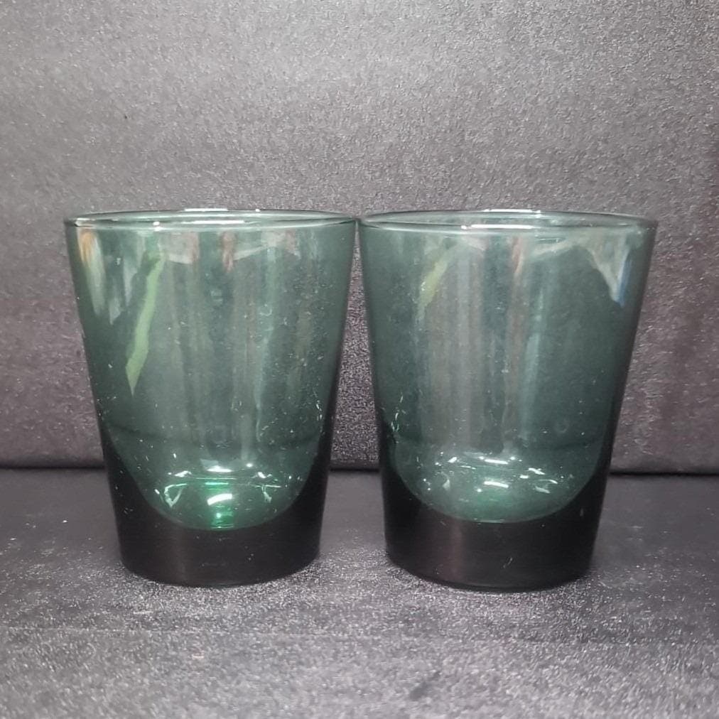 Libbey Juniper Green Glass Tumblers, Set of 2, Heavy Bottom Glasses, Drinkware - Thumbnail 4