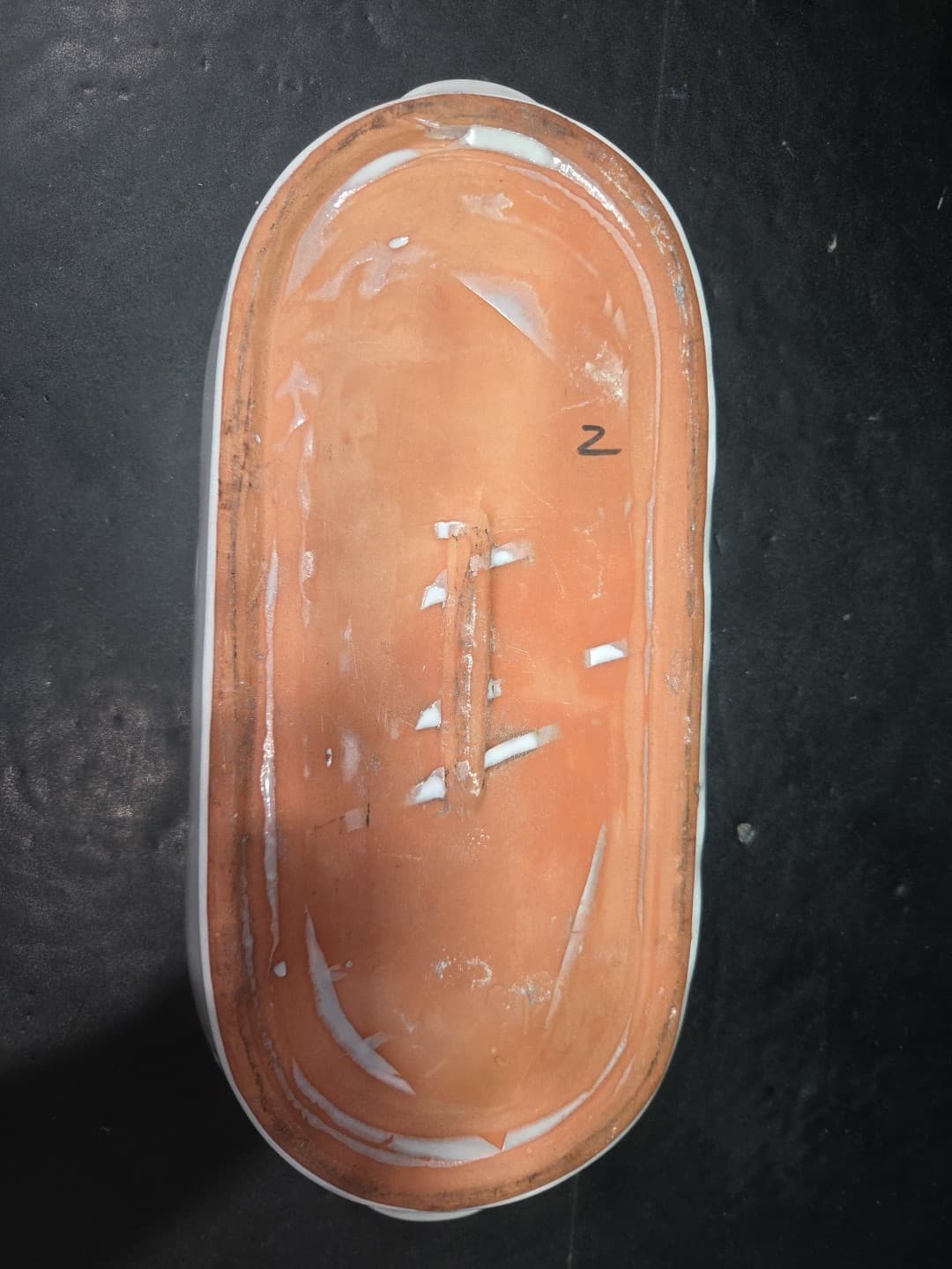 Studio Art Pottery Oval Baking & Serving Dish, Country Pink Floral, Stoneware - Thumbnail 2