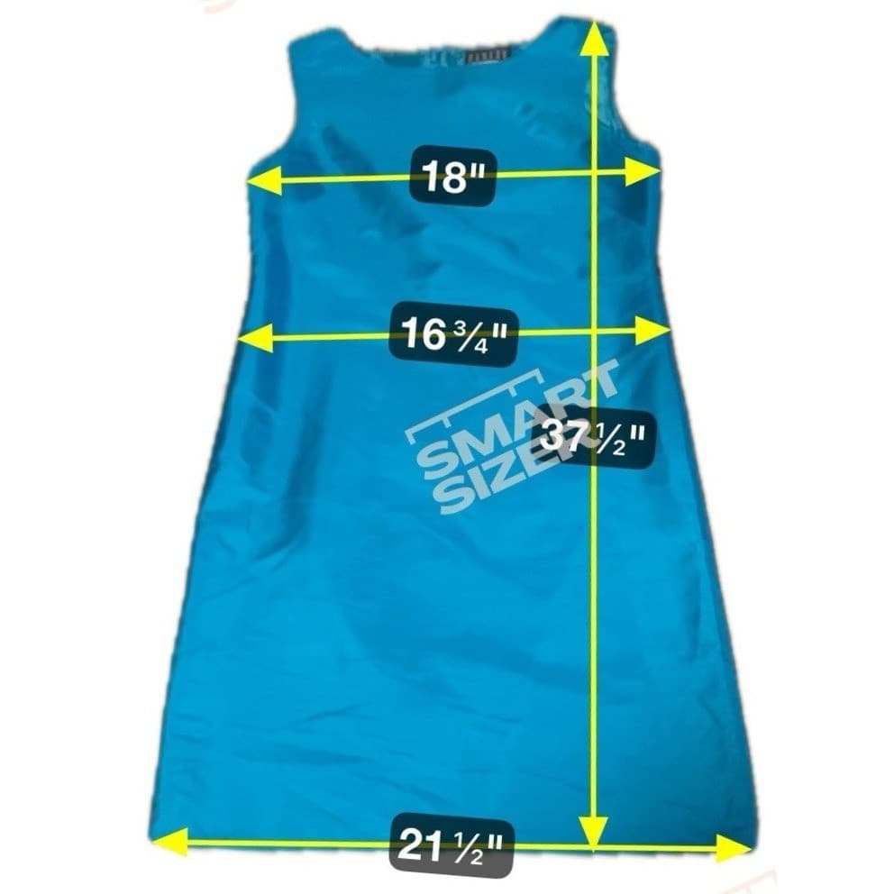 Finity Dress Turquoise 100% Silk 2 Piece Dress and Blazer Set, Woman's Size 8 - Thumbnail 3