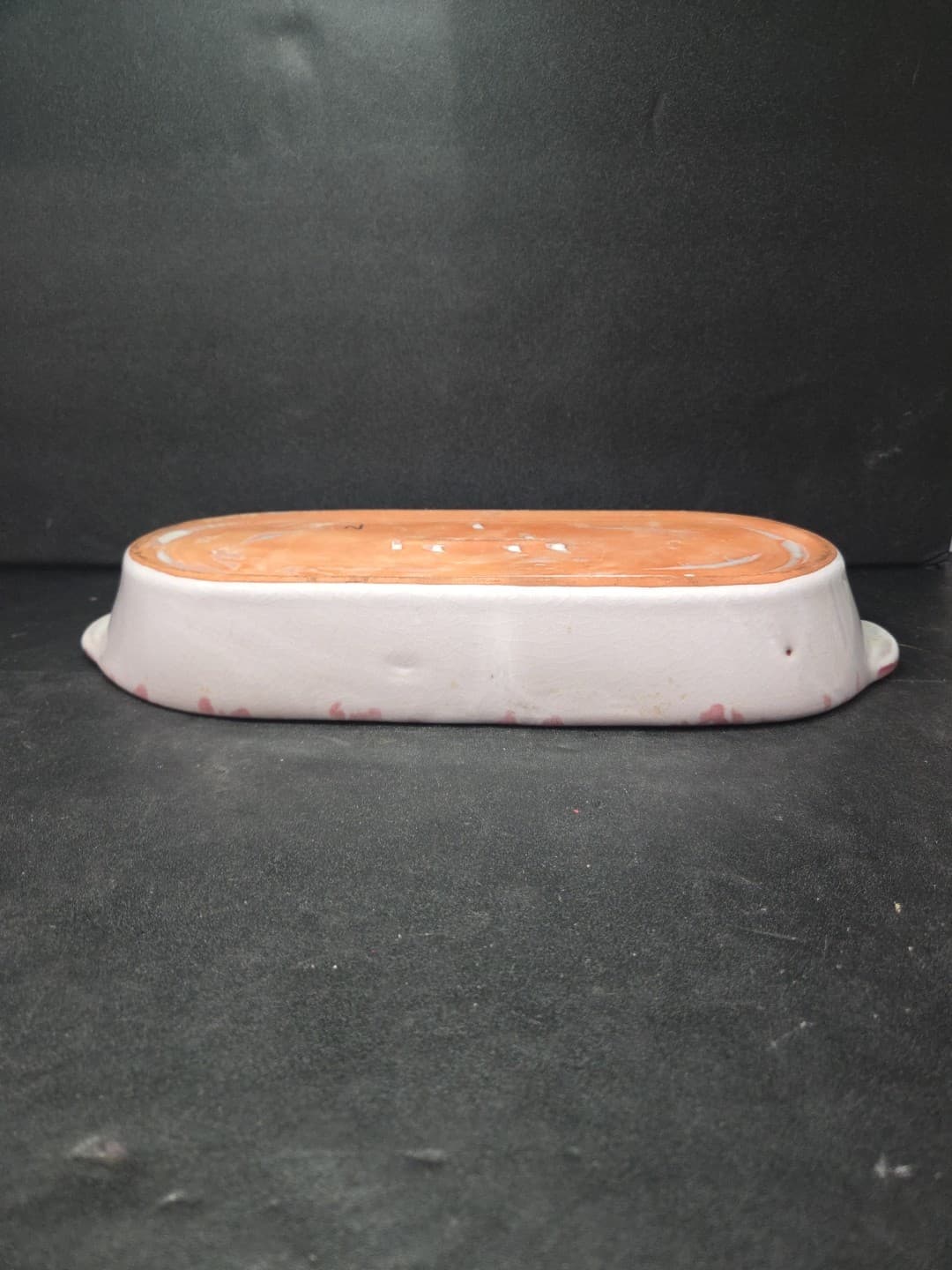 Studio Art Pottery Oval Baking & Serving Dish, Country Pink Floral, Stoneware - Thumbnail 7