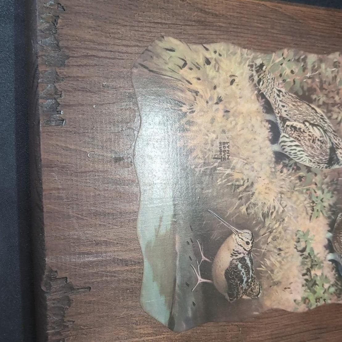 Lynn Bogue Hunt Game Birds Of America Print, Wood Paneled Artwork, Wall Hanging - Thumbnail 4