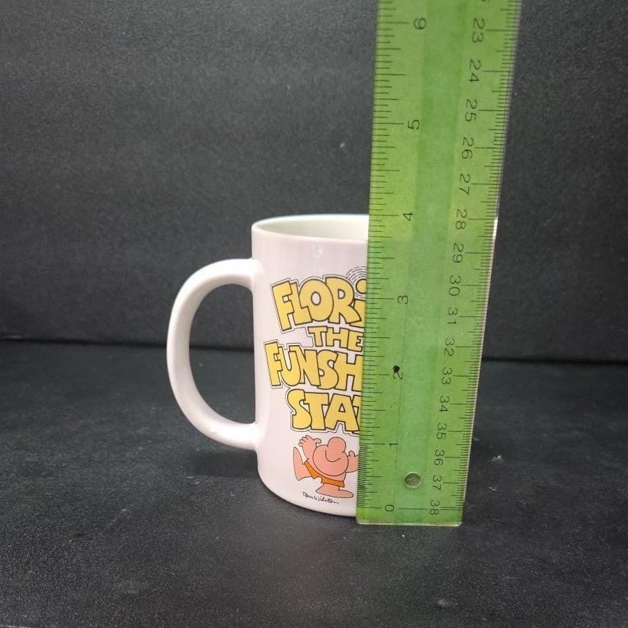 Ziggy Stoneware Coffee Cup, Florida Sunshine State Souvenir, Vintage Tom Wilson - Thumbnail 9