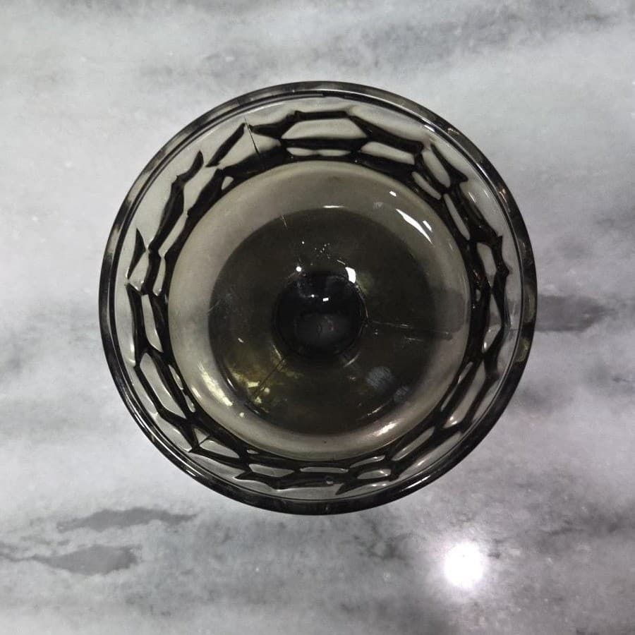 Fostoria Pebble Beach Thumbprint Sherbet, Vintage Dessert Cup, MCM Glassware - Thumbnail 6