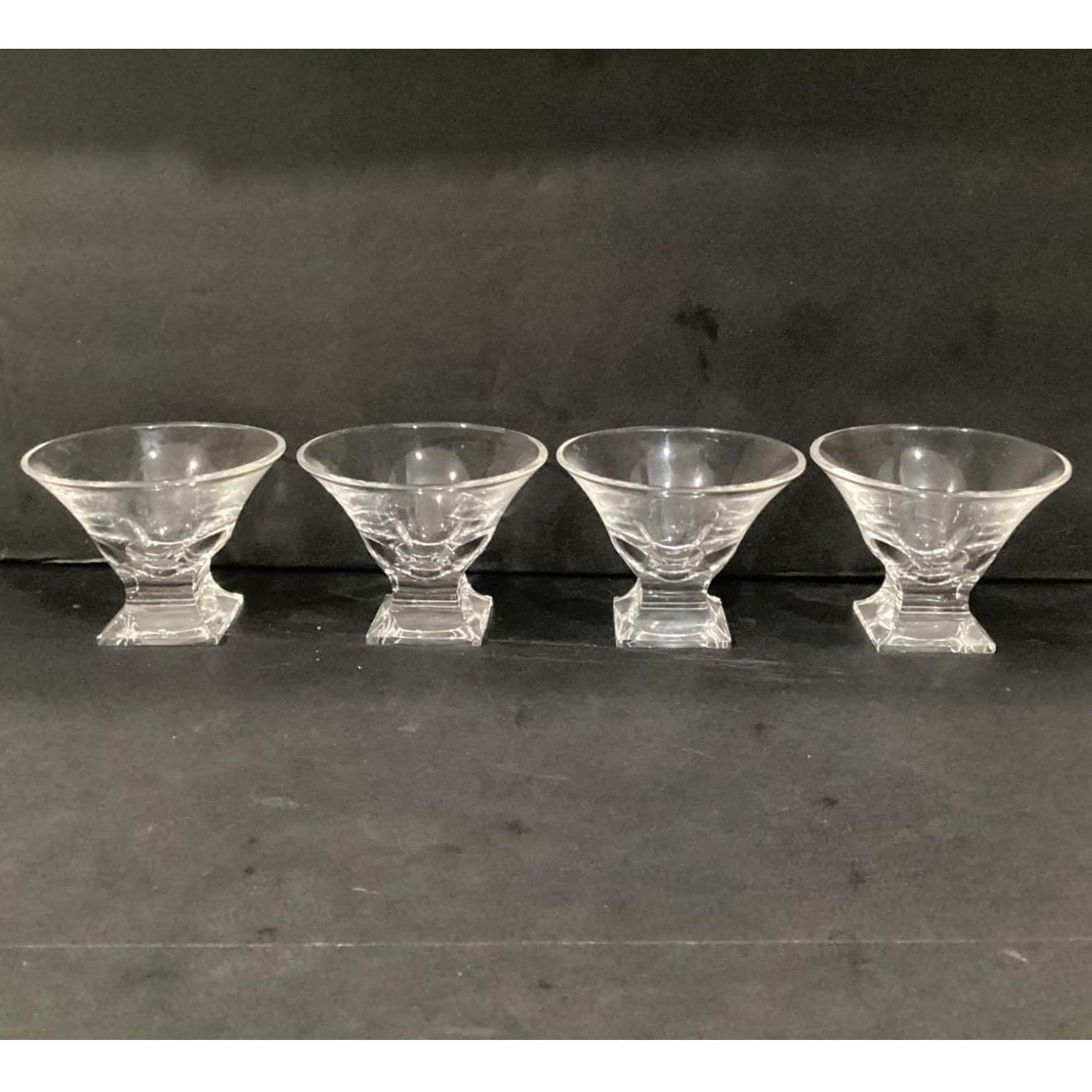 Italian Colle Crystal Cremanca Glasses, 24% Lead, Cocktail Martini, Set Of 4 - Thumbnail 8