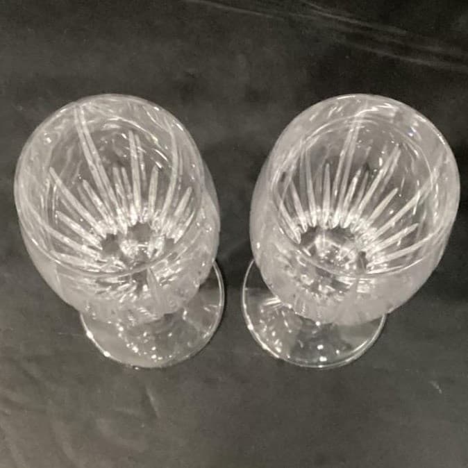 2 Mikasa Arctic Lights crystal pattern Iced Tea Glasses - Thumbnail 5