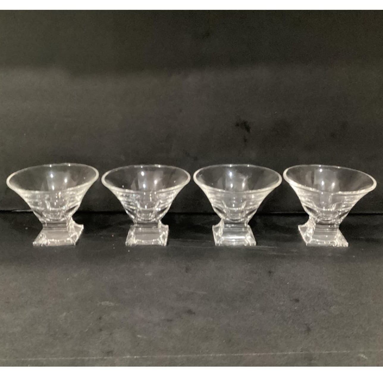Italian Colle Crystal Cremanca Glasses, 24% Lead, Cocktail Martini, Set Of 4 - Thumbnail 9