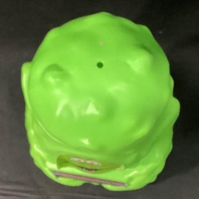 Vtg 1990 "3 MUSKETEERS" Goblin/Monster Green Candy Pail Bucket Blow Mold by MARS - Thumbnail 7