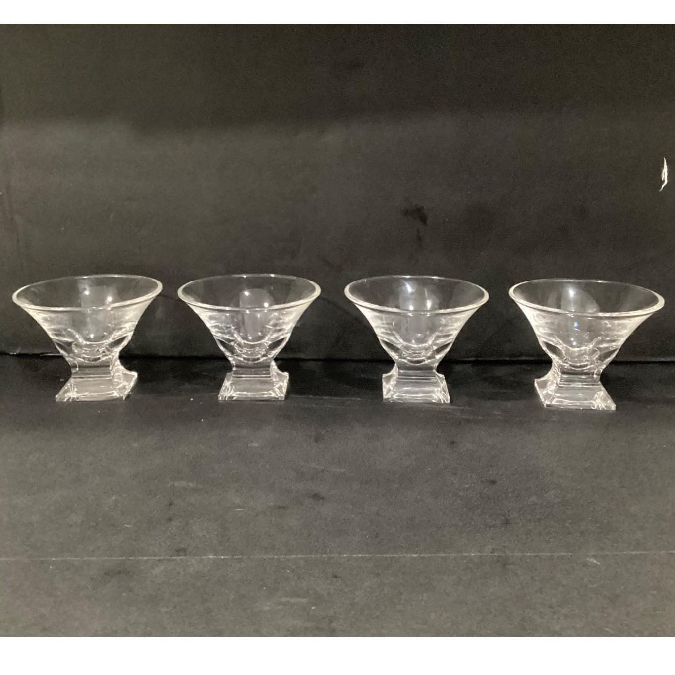 Italian Colle Crystal Cremanca Glasses, 24% Lead, Cocktail Martini, Set Of 4 - Thumbnail 7