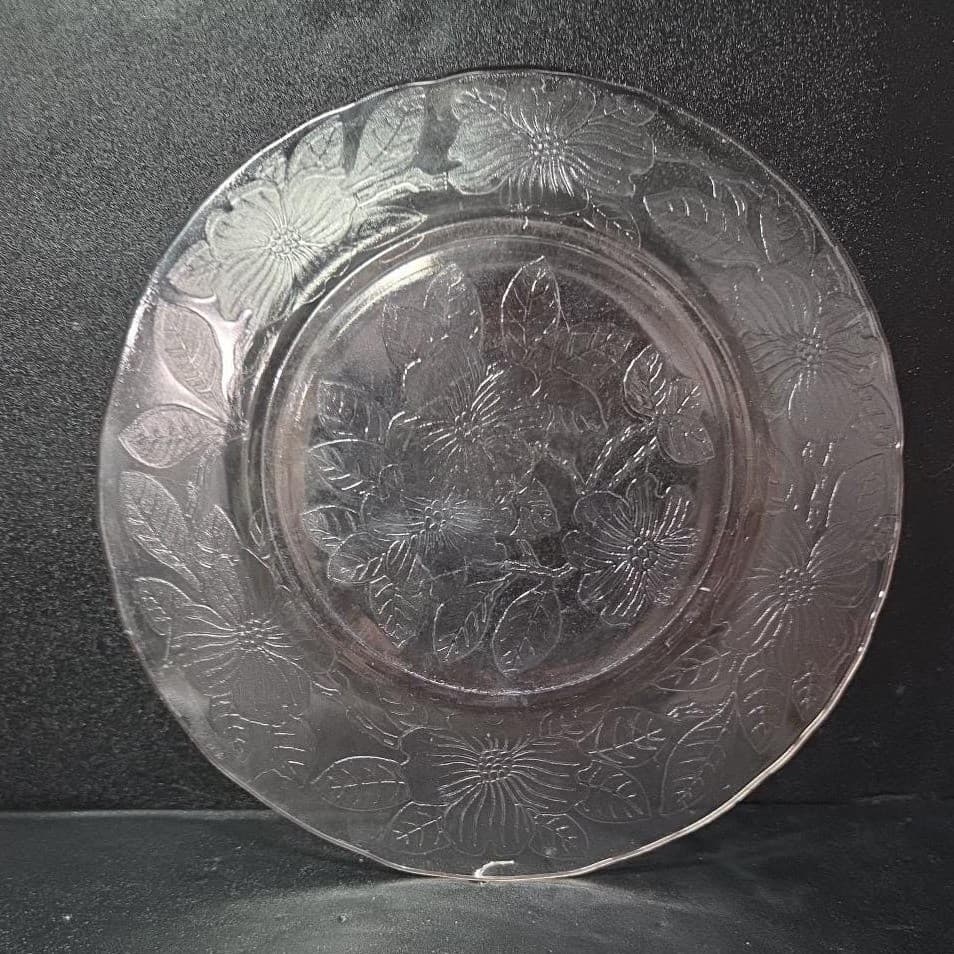 Macbeth Evans Pink Dogwood Salad Plate, Vintage Depression Era Dish, Tableware - Thumbnail 3