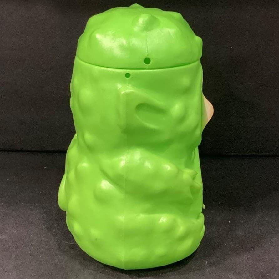 Vtg 1990 "3 MUSKETEERS" Goblin/Monster Green Candy Pail Bucket Blow Mold by MARS - Thumbnail 10