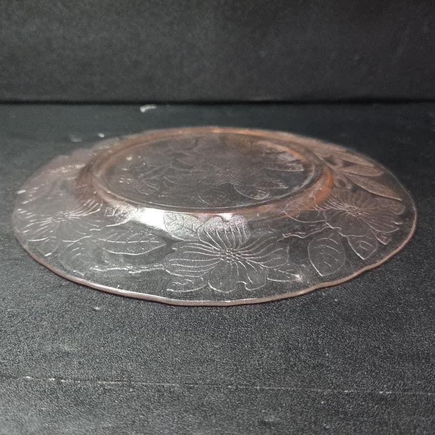 Macbeth Evans Pink Dogwood Salad Plate, Vintage Depression Era Dish, Tableware - Thumbnail 7