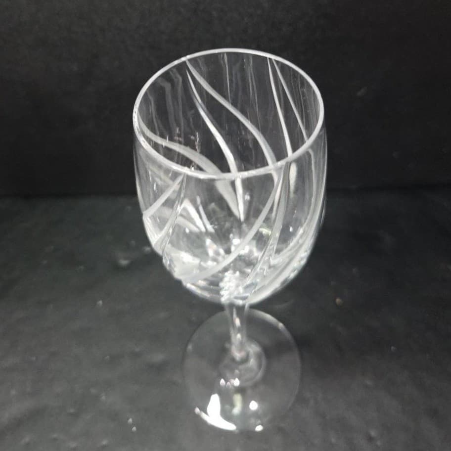 Mikasa Crystal Windlass Wine Glass, Vtg Etched Stemware, Replacement Drinkware - Thumbnail 6