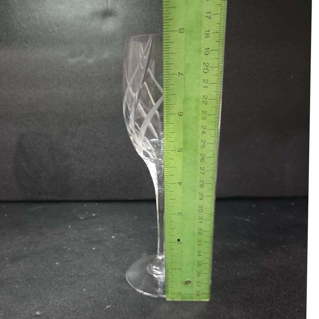 Mikasa Crystal Windlass Wine Glass, Vtg Etched Stemware, Replacement Drinkware - Thumbnail 9