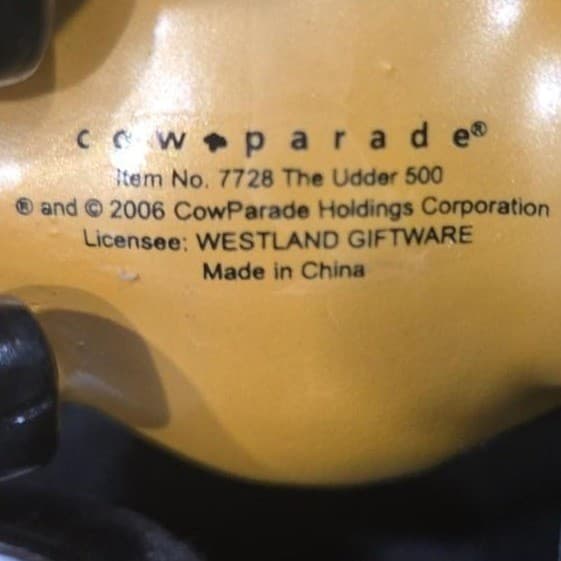 Cow Parade Udder 500 Figurine, Westland Giftware, Collectible #7728, No Box/Tag - Thumbnail 9