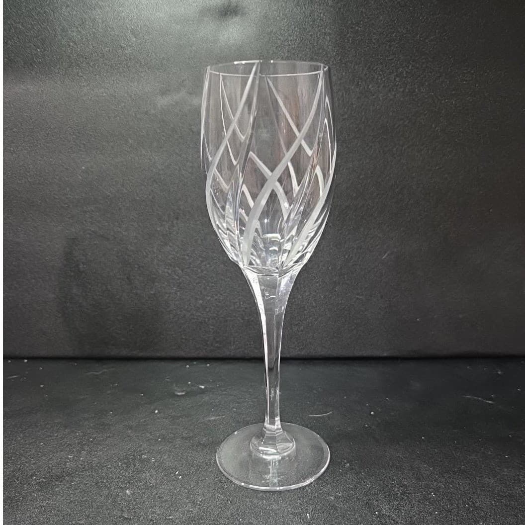 Mikasa Crystal Windlass Wine Glass, Vtg Etched Stemware, Replacement Drinkware - Thumbnail 3