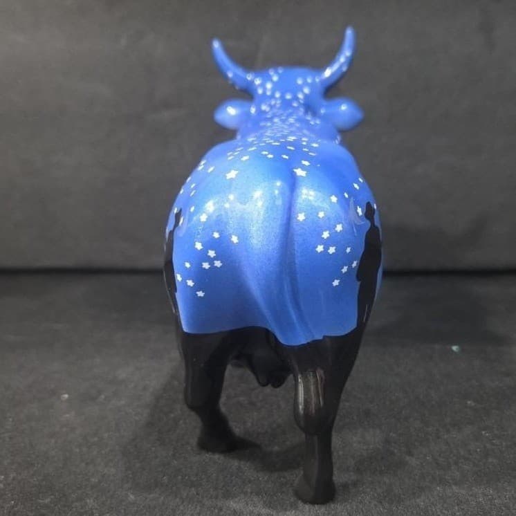 Cow Parade Jazzy Cow Figurine, Westland Giftware, Collectible #9185, Flaw - Thumbnail 5