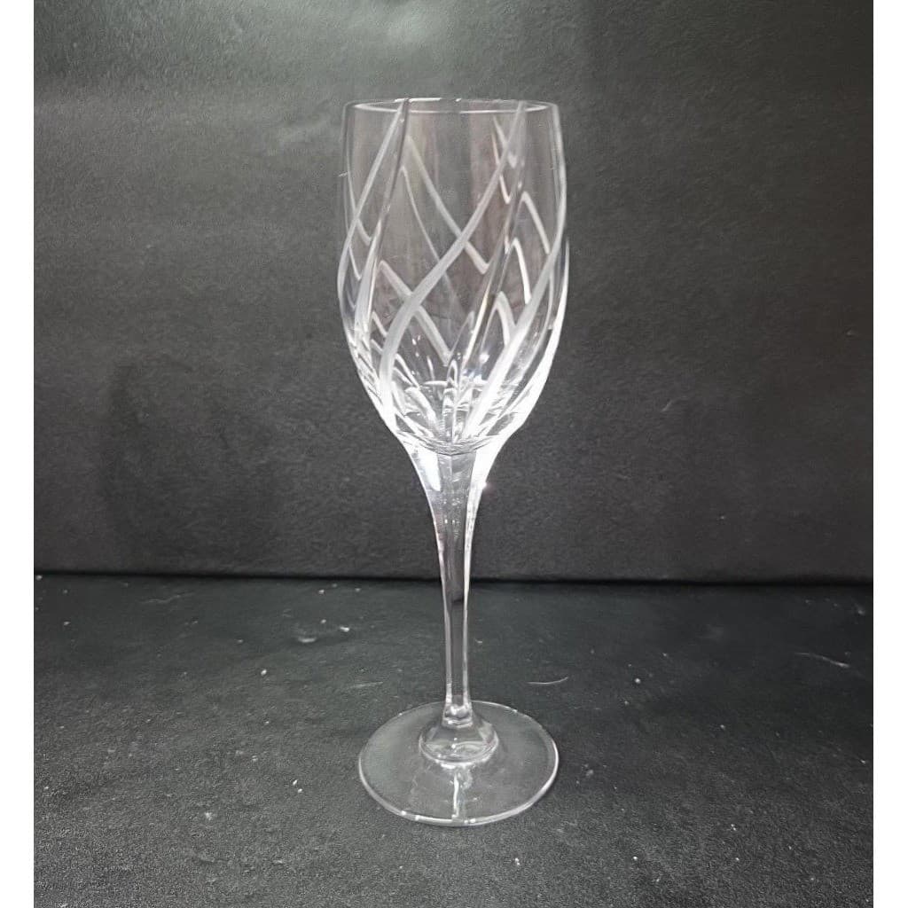 Mikasa Crystal Windlass Wine Glass, Vtg Etched Stemware, Replacement Drinkware - Thumbnail 2