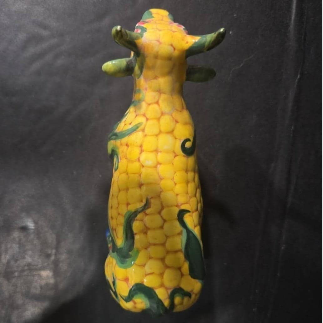 Cow Parade Corn On The Cow Figurine, Westland Giftware, Statue #7335, No Box/Tag - Thumbnail 7
