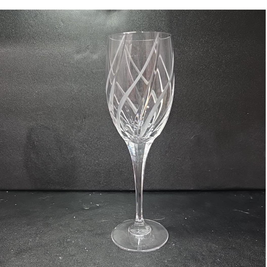 Mikasa Crystal Windlass Wine Glass, Vtg Etched Stemware, Replacement Drinkware - Thumbnail 5