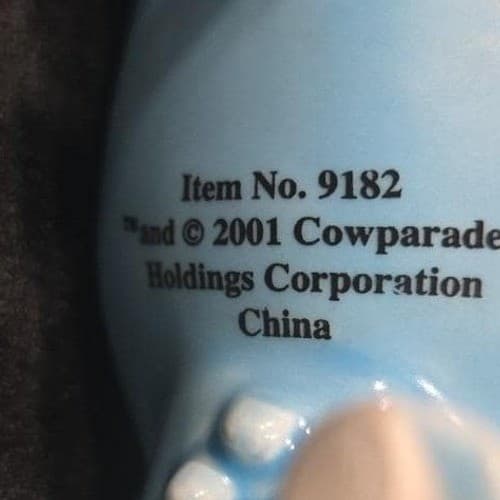 Cow Parade Lullaby Figurine, Westland Giftware, Collectible #9182, No Box/Tag - Thumbnail 9
