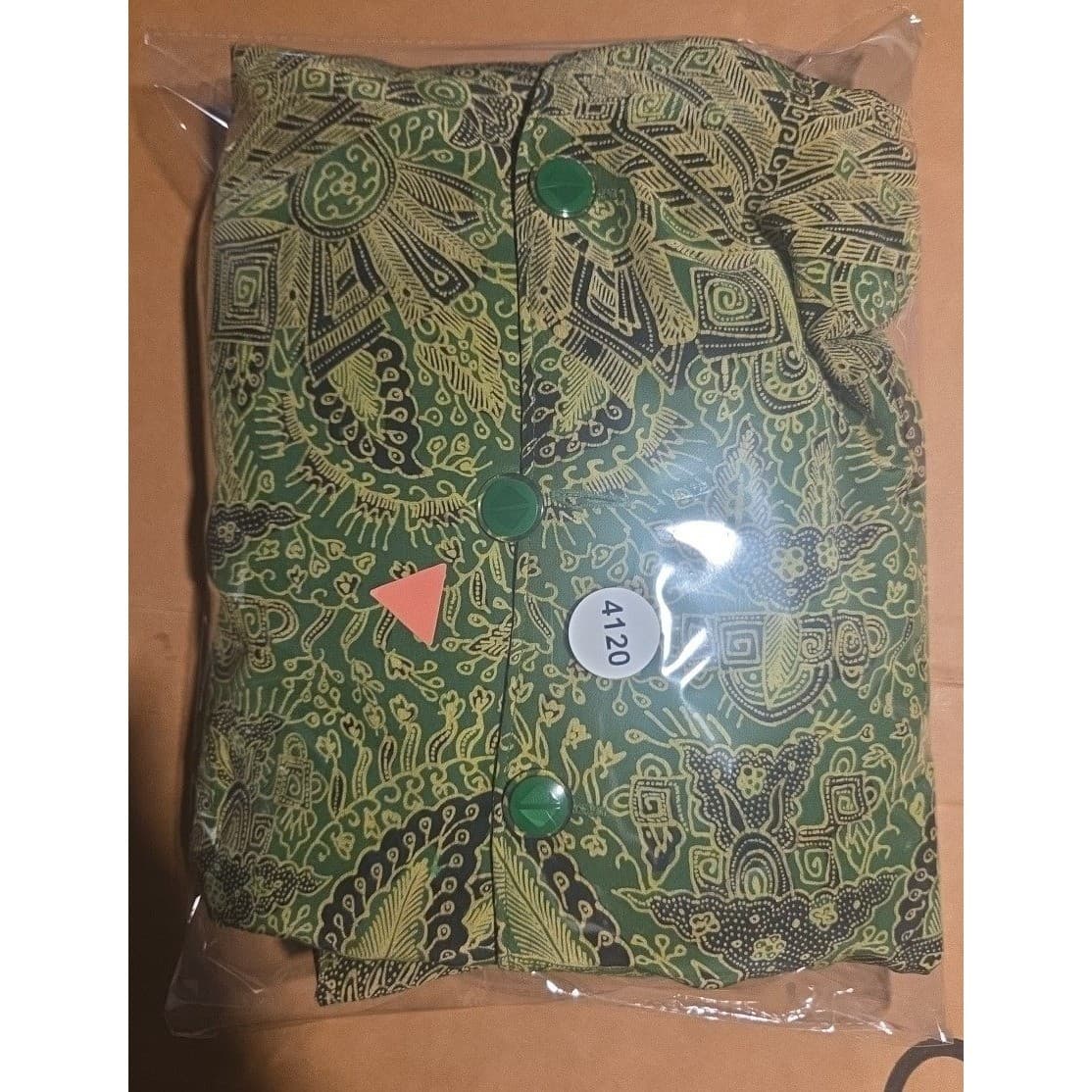 Sussy Green Batik Geometric Print Skirt Suit Set, Women's 2XL, Blazer Midi Skirt - Thumbnail 11