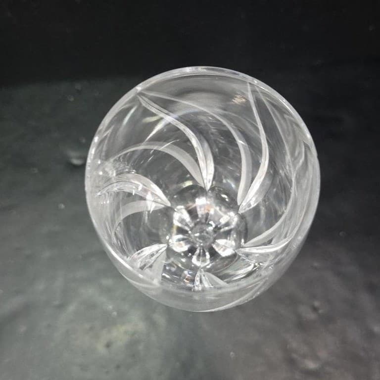 Mikasa Crystal Windlass Wine Glass, Vtg Etched Stemware, Replacement Drinkware - Thumbnail 7
