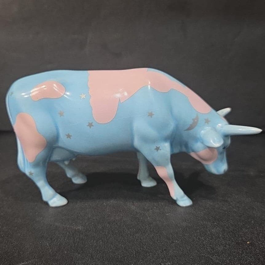 Cow Parade Lullaby Figurine, Westland Giftware, Collectible #9182, No Box/Tag - Thumbnail 4