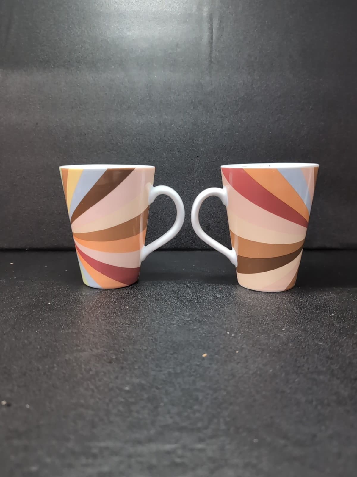 Cheesecake Factory Sweet Passion Mugs, Multicolor Coffee Mugs, Set of 2 Tea Mugs - Thumbnail 3